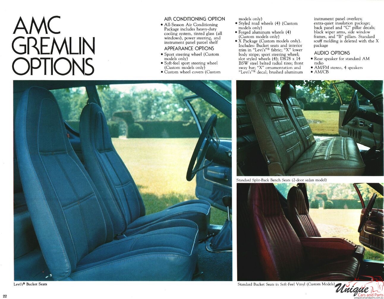 1978 AMC Range Brochure Page 15